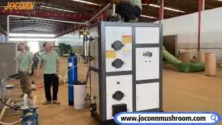 Sterilizer for mushroom substrate bags