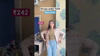Best shrugs from AJIO #shorts #haul #ajio #tryonhaul #ashortaday