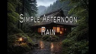 Simple Afternoon Rain (screen on, no music, 2hrs)
