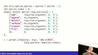 A Python command line parser you can love - Anthon van der Neut