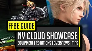 Neo Vision Cloud Showcase! This FFVII NV Can Self Cap?! - [FFBE] Final Fantasy Brave Exvius