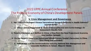 2022 09 08 China V. Crisis management and governance