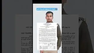 upp police results out 🎉 #uppolice #upp #result #police #policeofficer #uppolicebharti #upp