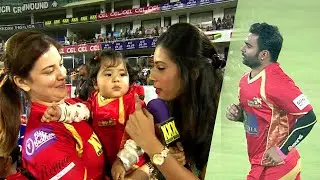 Sachiin Joshi's Cute Daughter Samaira Cheering For Telugu Warriors