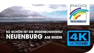 Neuenburg am Rhein von oben | Radio Regenbogen | 4K