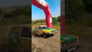 vw golf mk2 rally start gravel #motorsport #ралли #racing