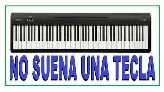 NO SUENA UNA TECLA DEL PIANO