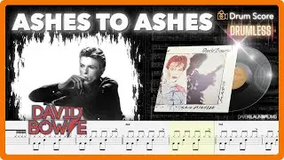 David Bowie - Ashes to Ashes | Drumless | Drum Transcription