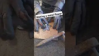 Making A Metal Flower / Metal Daffodil - Scrap Metal Art - Steel Flowers #weldart #art #metalartist