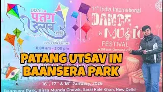 🪁Patang Utsav 2026 || Kite Festival in Baansera Park || Dance & Music Festival 🎶  #viral #kiteflying