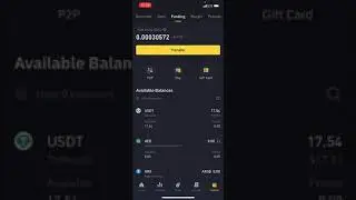 Как перевести криптовалюту из кошелька Funding Wallet в спотовый кошелек на Binance