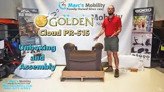 Подъёмное кресло Golden Cloud с функцией наклона Twilight PR-515 — распаковка и сборка