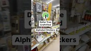 Dollar Tree Alphabet Stickers! #dollarstorediy #diy
