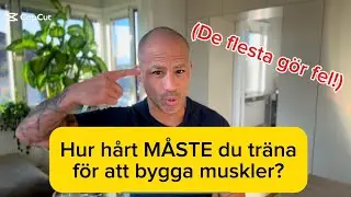 Så här hårt behöver du ta i för att få muskler - Spara tid!