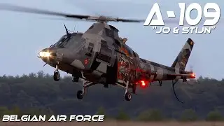 4Kᵁᴴᴰ  A109 Agusta Razzle Blades Belgian Air Force Demoteam . Fantastic  Demo by Jo & Stijn