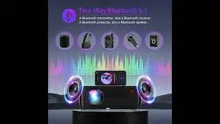 🎥 Best 1080P Projector for Home Theater 2025 | Roconia 5G WiFi Bluetooth Full HD 4K Supported Review