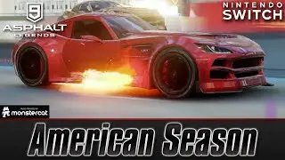 Asphalt 9 Legends (Switch): American Season (Part 1) | NEW CARS, NEW GP, NEW MULTIPLAYER & MORE