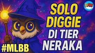 SOLO RANK DIGGIE DI TIER NERAKA 😲 #mlbb #mlbbindonesia #indonesia
