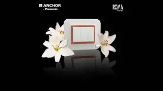 #Roma Urban from #Anchor by Panasonic, you can get switches that are felt at the heart.
