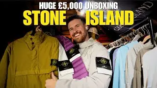 Распаковка STONE ISLAND за 5000 фунтов стерлингов | Осенне-зимние вещи 🍁 КОРОБКА 2 ИЗ 3