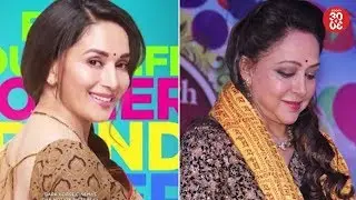 Madhuri Dixit's First Look From 'Bucket List' Out | Hema Malini Pays Her Visit To Iskcon Temple