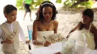 Beach Wedding on Ste. Anne Island - Seychelles