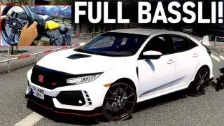 HONDA'YA SES SİSTEMİ TAKTIRDIM! - FULL BASSLI HONDA CİVİC TYPE-R - ETS 2 Mod T300RS GT