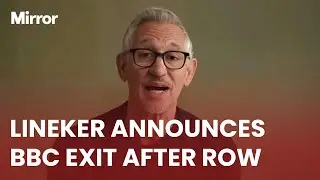Gary Lineker announces BBC exit after antisemitism row