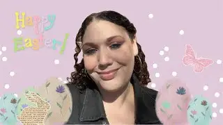 Easter/ Spring Inspired Makeup & Plus-Size Outfit: