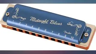Fender Midnight Blues Harmonica - 7-Pack Bundle with Carrying Case and review