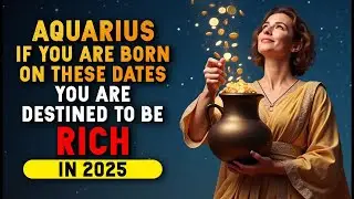 ♒ Aquarius Money Forecast 2025: Which Birthdates Will Become Millionaires?