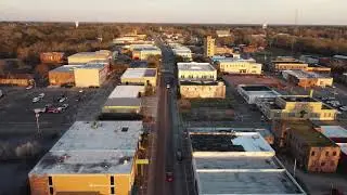 Downtown Andalusia, AL Aerial Views March 2021