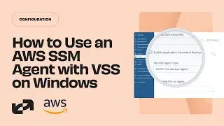 [Tutorial] How to Use AWS SSM Agent for Application Consistent Backups with VSS on Windows SQL