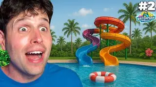 MEJORANDO EL PARQUE ACUATICO | Waterpark Simulator #2