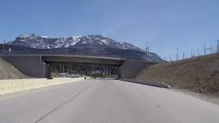 Driving in British Columbia Canada - Golden to Rocky Mountains - Beautiful BC Scenic Tour