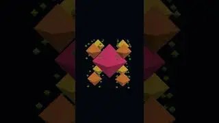Star Fractal - Recursive Stellated Octahedra in 3D #shorts  #fractal #generativeart #3d #gpu