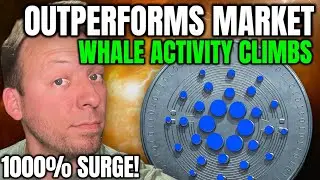 CARDANO ADA - OUTPERFORMS MARKET!!! WHALES BECOME ACTIVE! 1000% SURGE!