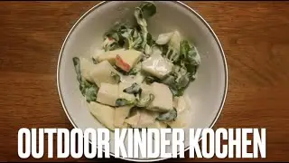Outdoor Kinder kochen 🥗einen leckeren Sommersalat