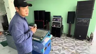 Setting up an Elenheat WZ 16:2 mixer for a customer in Quang Tri.
