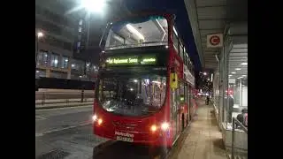 Gemini 2 VolvoB5LH Metroline VWH1362 LK62DJY on DLR RR 5 Terminated & Leaves at Canning Town Station