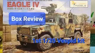 Vespid Models 1/35 Eagle IV German Utility Vehicle Box Review (Video #93)