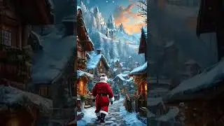 Santa Claus Village #hamsterAI #ai #neuronet #SantaClaus #christmas #jinglebells #newyear2025 #snow