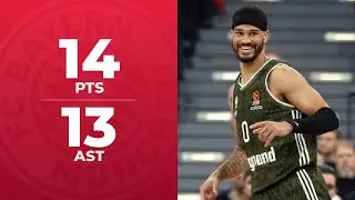 Nick Weiler Babb with a PASSING CLINIC against Zalgiris