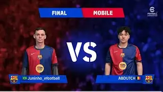 FINAL DO MUNDIAL CHAMPIONSCHIP BARCELONA JUNINHO vs ABDUTCH NO EFOOTBALL 25 MOBILE