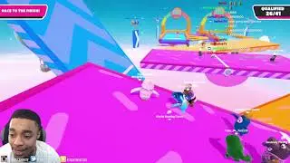 FlightReacts plays Fall Guys for the 41th time & THIS HAPPENED!