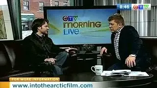Artist Cory Trepanier on CTV's Morning Show Live in Ottawa, Canada, Feb 2012