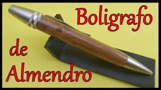 TORNEADO Madera. Bolígrafo torneado en madera de Almendro