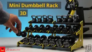 Mini Dumbbell Rack 3d printing : Transform Your Space with Style and Convenience!