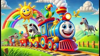 The Giggle Train! 🚂😂 | A Silly Adventure Song for Kids