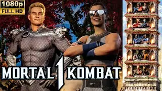 MK1 *BLACK NOIR HOMELANDER* КЛАССИЧЕСКИЙ ГЕЙМПЛЕЙ БАШНИ!! (ДЖАНЕТ КЕЙДЖ В РОЛИ КАМЕО) 1080p 60 FPS